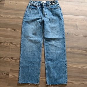 Abercrombie & Fitch Straight Leg Blue Jeans